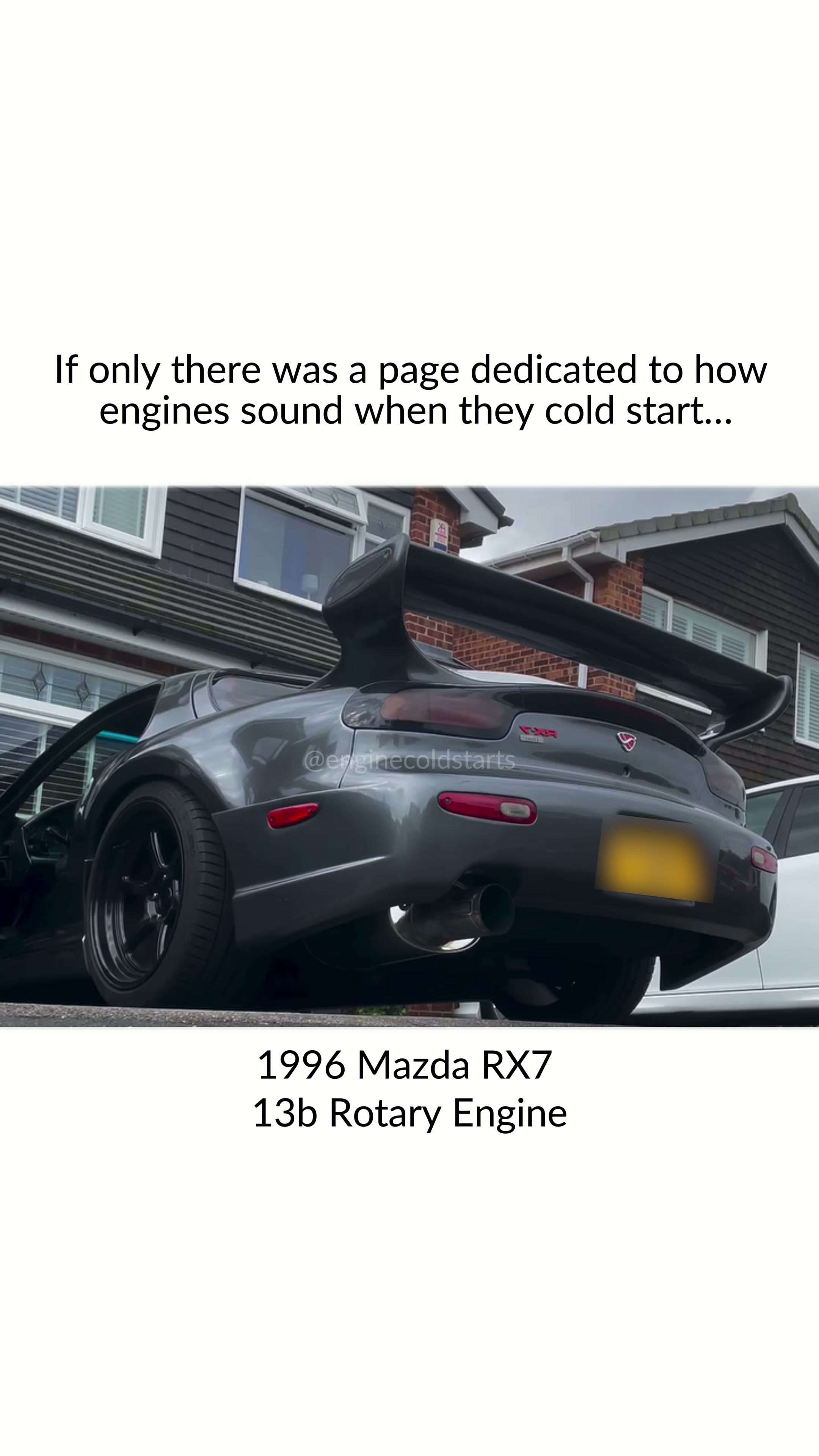1996 Mazda RX7 13b Rotary Engine 

#MazdaRX7 #RX7 #FD3S #Mazda #13B #13BRotary #RotaryEngine #RotaryLife #JDM #JDMNation #MazdaNation #MazdaLife #CarEnthusiast #JDMGram #JapaneseCars #MazdaFamily #TunedCars #CarCulture #RotaryPower #coldstart #viral #reels #explorer