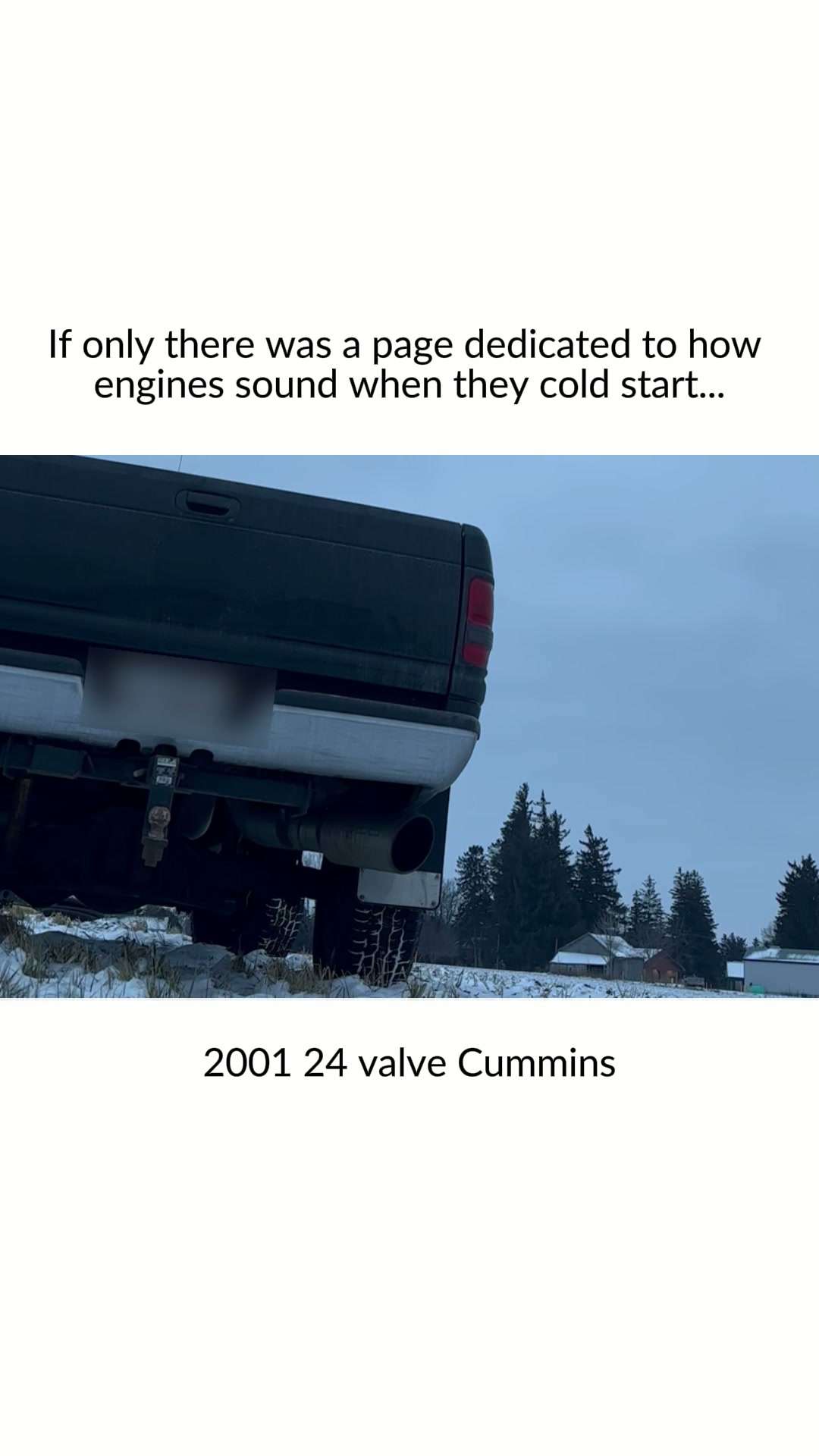 2001 Cummins 24 valve

#reels #coldstart #viral #explorer #cummins #cumminspower #24vcummins #truck