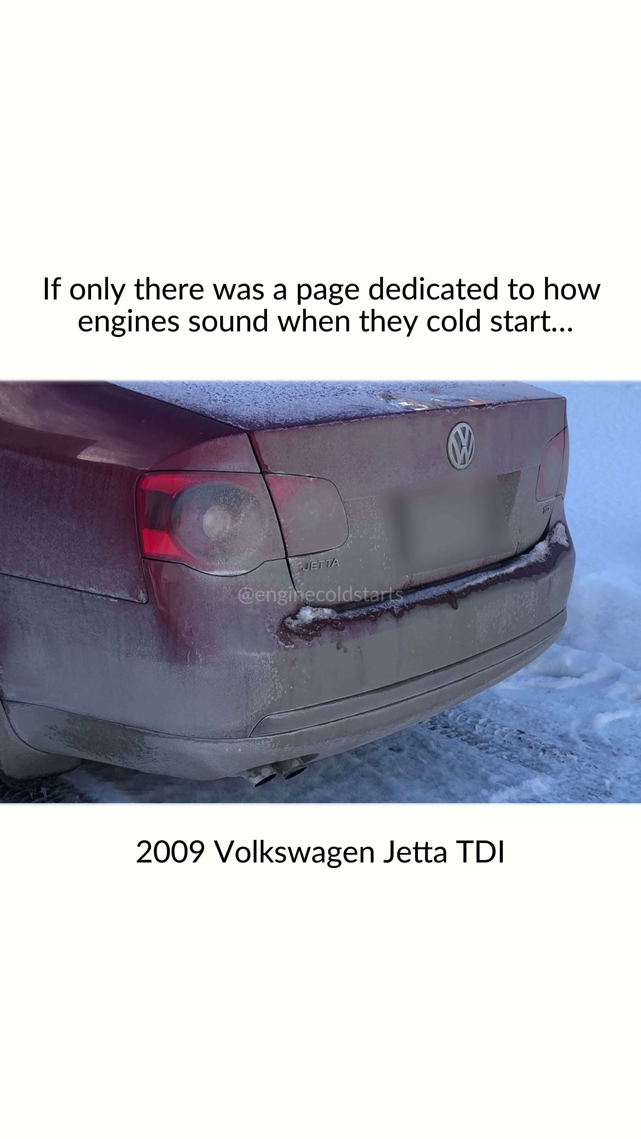 2009 Volkswagen Jetta 

#VolkswagenJetta #JettaTDI #Volkswagen #VW #TDI #Diesel #DieselPower #DieselLife #TurboDiesel #ColdStart #ExhaustSound #CarCulture #CarEnthusiast #CarReels #Viral #Reels #Explorer
