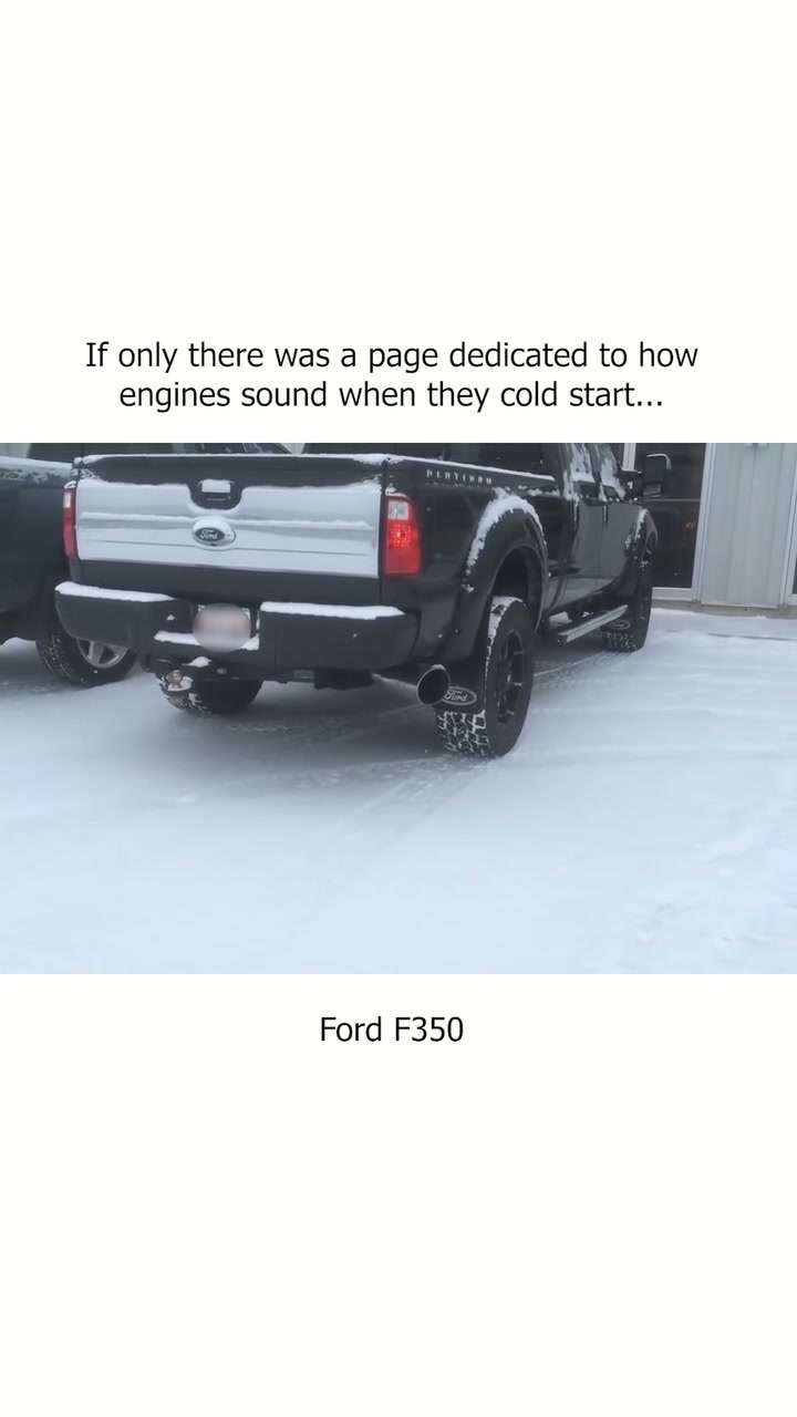 Ford F350
-
#reels #explorer #viral #coldstart #fordf350 #fordf350powerstroke #fordf350powerstroketurbodiesel